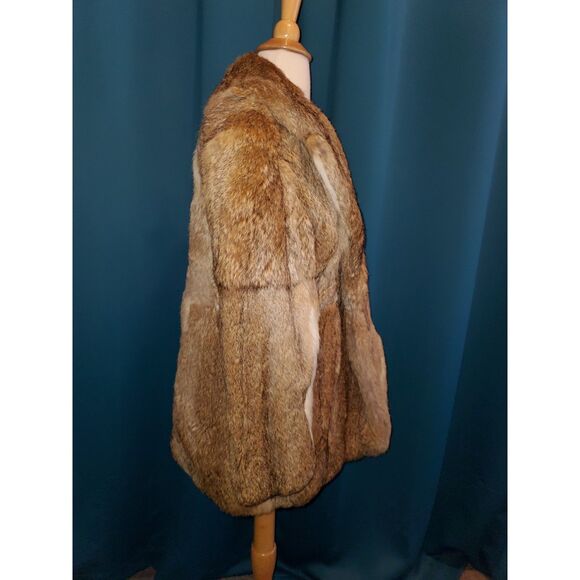 Vintage Artic Fur Jet Set of California Luxe french Rabbit Fur coat  ~ Medium - Picture 4 of 10